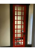 Red Modern Contemporary Interior door