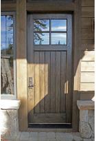 Plank Panel Exterior Custom Door